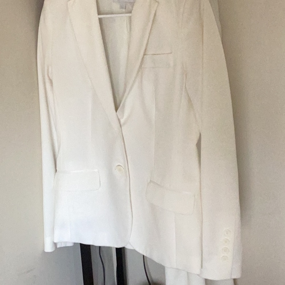 New York and Company Elegant White Women's Blazer and Pant